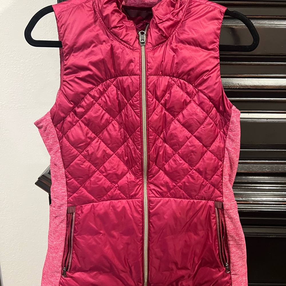 Women's Pink Quilted Vest